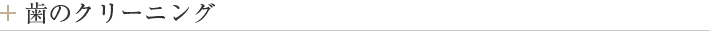 歯のクリーニング