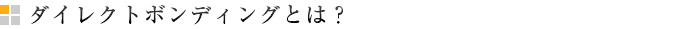 ダイレクトボンディングとは？
